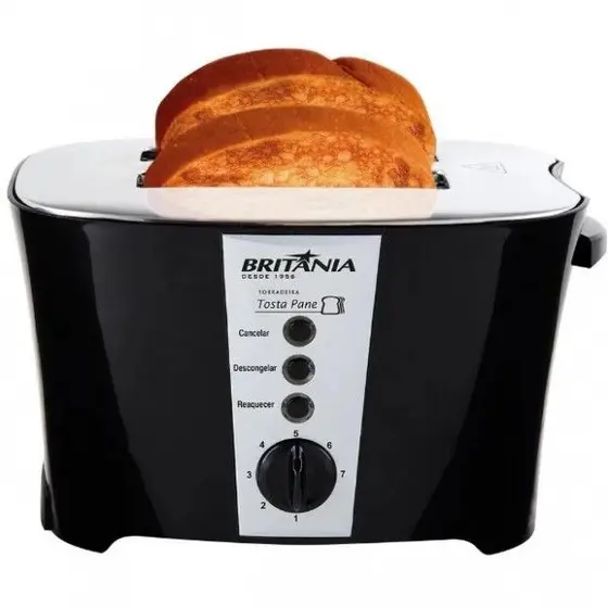 Torradeira Elétrica Britânia Ellegance Gourmet 7 Níveis 800W