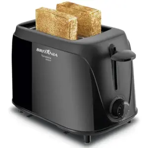 Torradeira Elétrica Britânia 2 Torradas 6 Níveis BTR01P