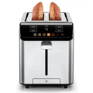 Torradeira Elétrica Digital Chefman Smart Touch 2 Fatias Aço Inoxidável Torradeira Elétrica Digital Chefman Smart Touch 2 Fatias Aço Inoxidável