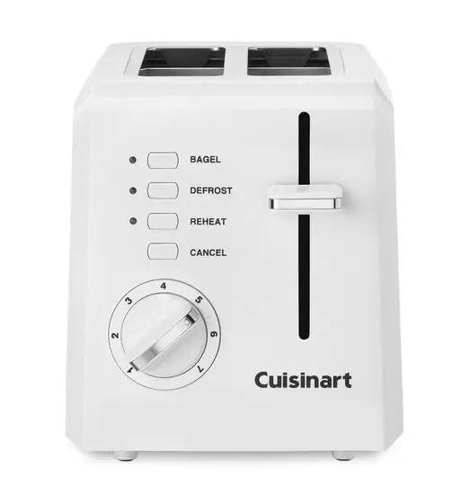 Torradeira Elétrica Compacta Cuisinart 2 Fatias Branca