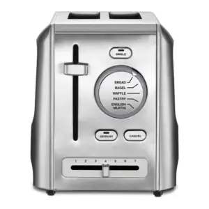 Torradeira Elétrica Cuisinart 2 Fatias Metal Inox 110V CPT-620