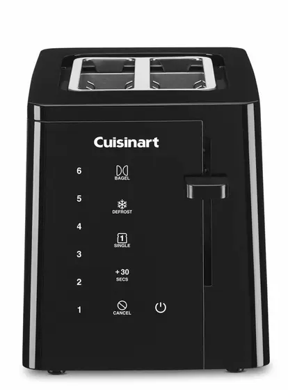 Torradeira Elétrica Cuisinart 2 Fatias com Tela Touchscreen Preta CPT-T20