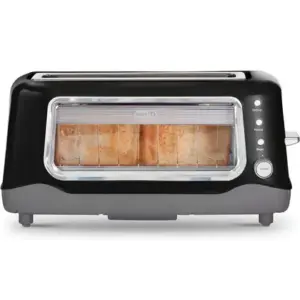 Torradeira Elétrica DASH Clear View Compacta 7 Níveis de Escurecimento Torradeira Elétrica DASH Clear View Compacta 7 Níveis de Escurecimento