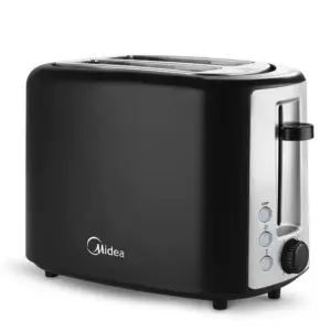 Torradeira Elétrica Automática Midea QuickToast Preta