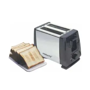 Torradeira Elétrica 2 Fatias Aço Inoxidável 750W BH-002 Torradeira Elétrica 2 Fatias Aço Inoxidável 750W BH-002
