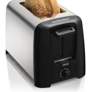 Torradeira Elétrica Hamilton Beach Cromada Preta 127V