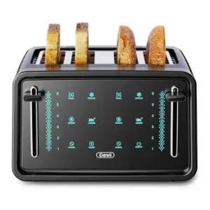 Torradeira Elétrica Gevi 4 Fatias com Tela de LED e Touchscreen