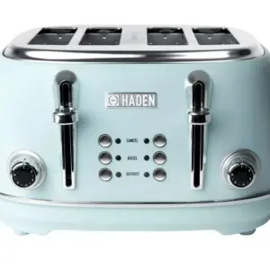Torradeira Elétrica Haden Heritage 4 Fatias Aço Inoxidável com Ranhura Larga