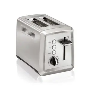 Torradeira Elétrica Hamilton Beach 2 Fatias Aço Inoxidável com Ranhuras Extra Largas