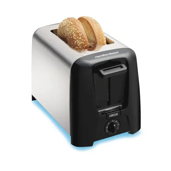 Torradeira Elétrica Hamilton Beach Cromada Preta 7 Níveis 750W