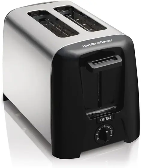 Torradeira Elétrica Hamilton Beach Cromada Preta 220V 22614-BZ220