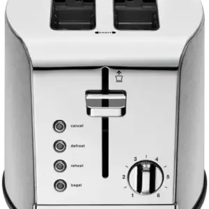 Torradeira Elétrica Krups 2 Fatias Aço Inoxidável 5 Funções Torradeira Elétrica Krups 2 Fatias Aço Inoxidável 5 Funções