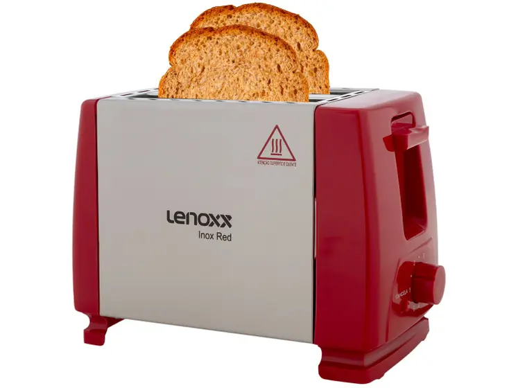 Torradeira Elétrica Lenoxx 2 Fatias 6 Níveis de Tostagem PTR-203