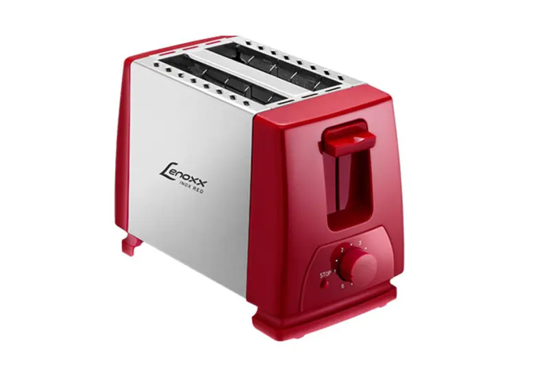 Torradeira Elétrica Lenoxx Red Fast Vermelha/Inox 220V PTR203