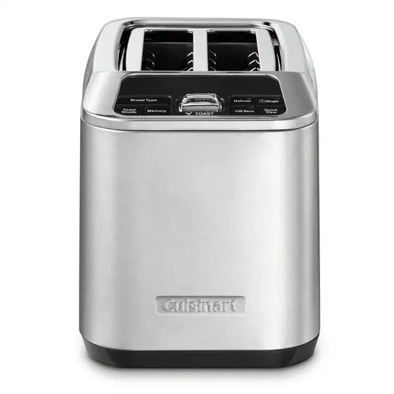 Torradeira Elétrica Motorizada Cuisinart 2 Fatias Metal Inox CPT-520