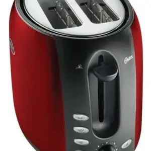 Torradeira Elétrica Oster Aço Inox Vermelha 127V TSSTTJC5BBKR Torradeira Elétrica Oster Aço Inox Vermelha 127V TSSTTJC5BBKR