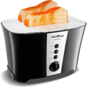 Torradeira Elétrica Britânia Tosta Pane 3 em 1 Preta 220V
