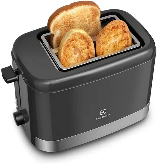 Tostador Torradeira Elétrica Electrolux Efficient Grafite 800W 110V-127V ETS10