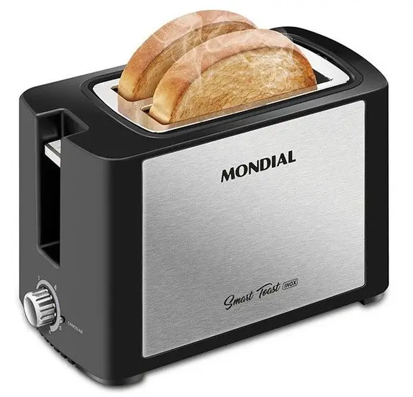 Tostador Torradeira Elétrica Mondial Inox 6 Níveis 800W 220V