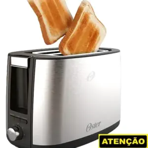 Tostador Torradeira Elétrica Oster Inox 220V OTOR600 Tostador Torradeira Elétrica Oster Inox 220V OTOR600