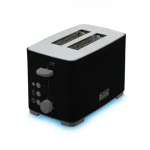 Tostador Elétrico Black+Decker com Acabamento Inox TO800 Tostador Elétrico Black+Decker com Acabamento Inox TO800