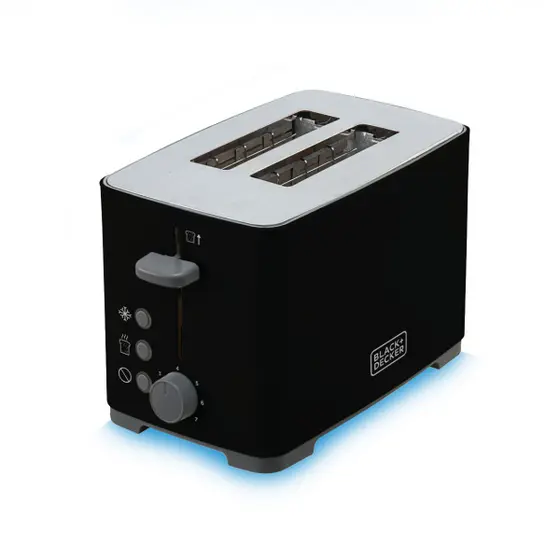 Tostador Elétrico Black+Decker com Acabamento Inox TO800