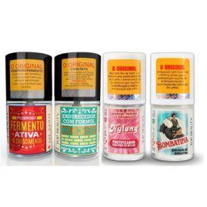 Kit Tratamento Fortalecedor Top Beauty S.O.S Unhas para Unhas 4 Produtos