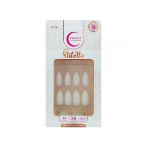 Unhas Postiças Fhaces Stiletto Natural Ue1200 Unhas Postiças Fhaces Stiletto Natural Ue1200