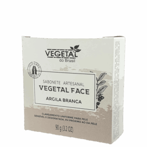 Sabonete Facial Vegetal do Brasil Argila Branca 90g