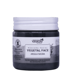 Máscara Facial Vegetal do Brasil Argila Negra 180g