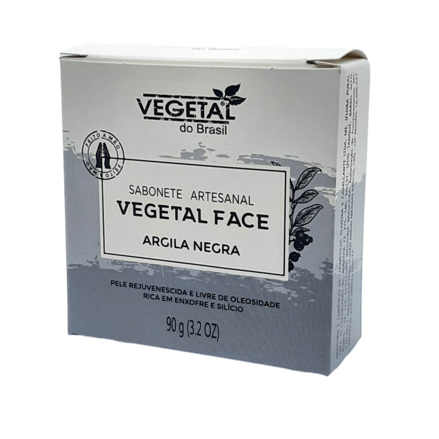 Sabonete Facial Vegetal do Brasil Argila Negra 90g