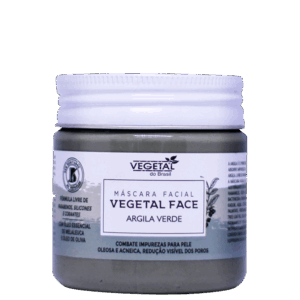 Máscara Facial Vegetal do Brasil Argila Verde 180g