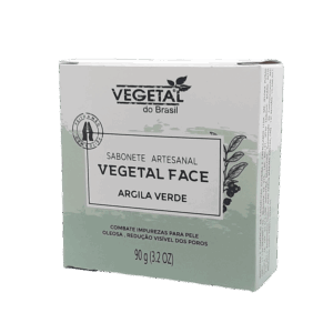 Sabonete Facial Vegetal do Brasil Argila Verde 90g