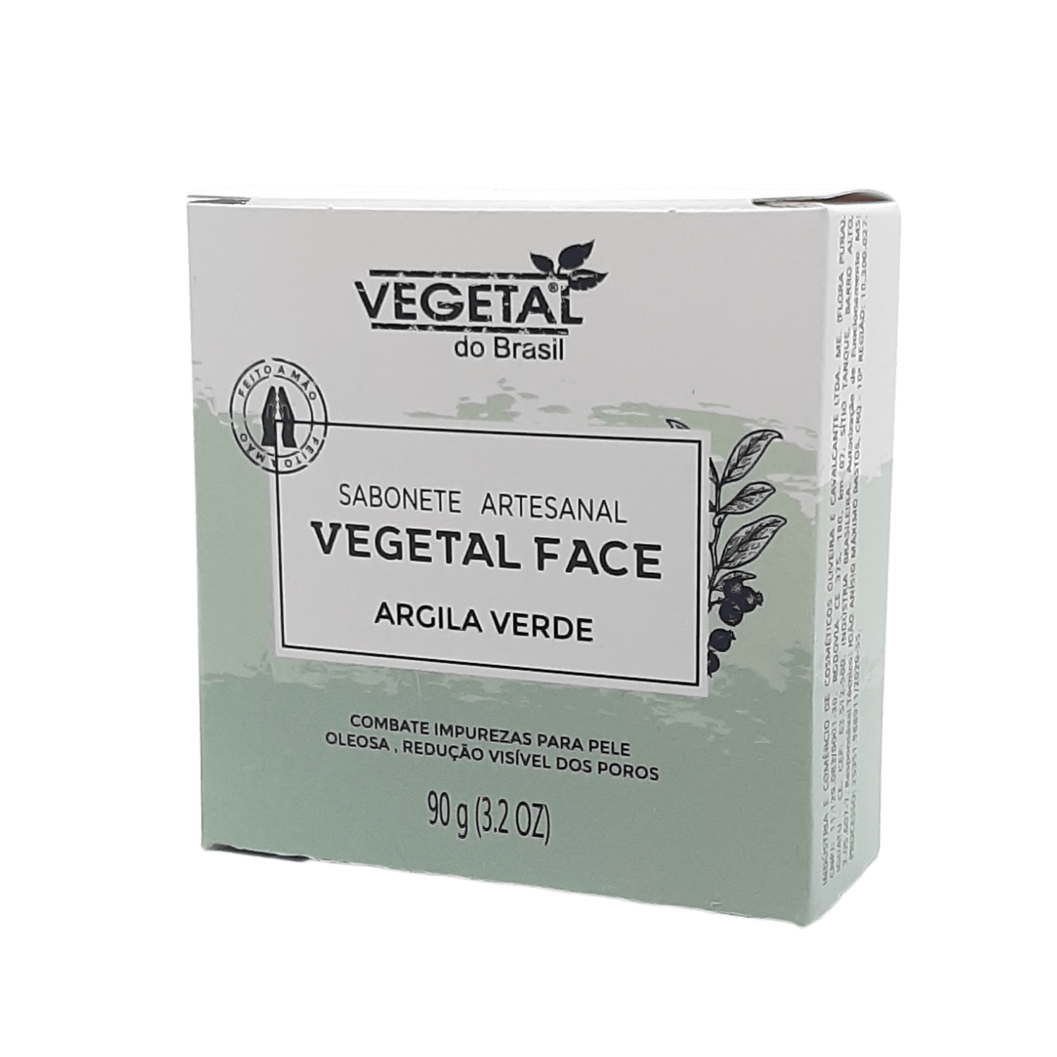 Sabonete Facial Vegetal do Brasil Argila Verde 90g