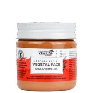 Máscara Facial Vegetal do Brasil Argila Vermelha 180g
