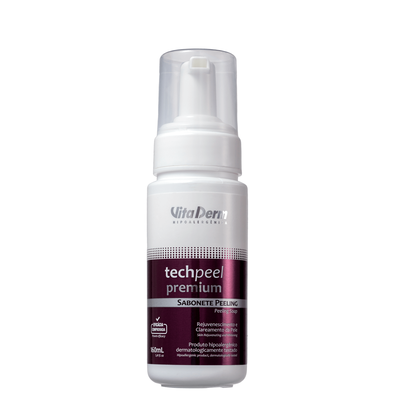 Sabonete Facial Vita Derm Tech Peel Premium Peeling 160ml