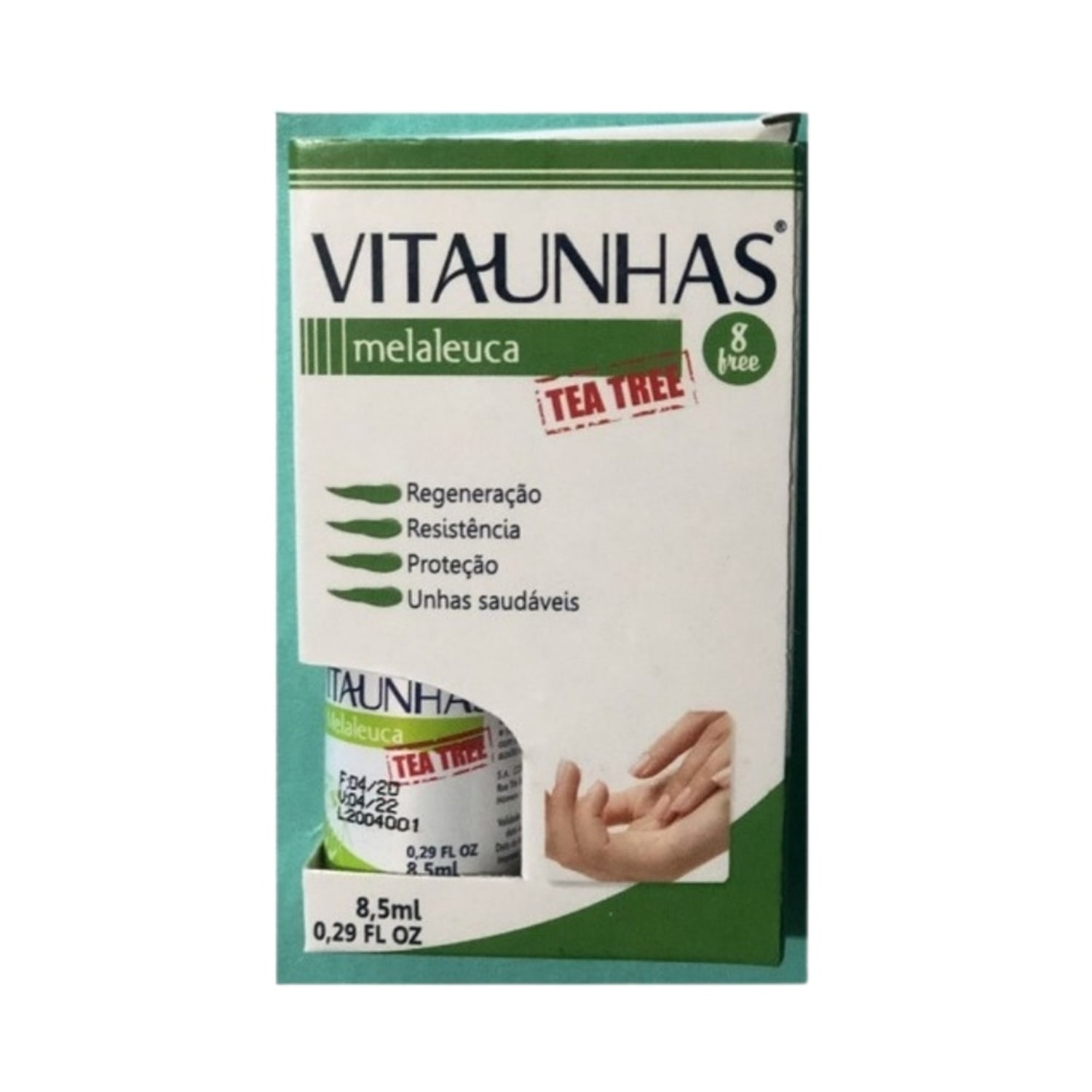 Base de Unhas VitaUnhas Tea Tree Melaleuca 8,5ml