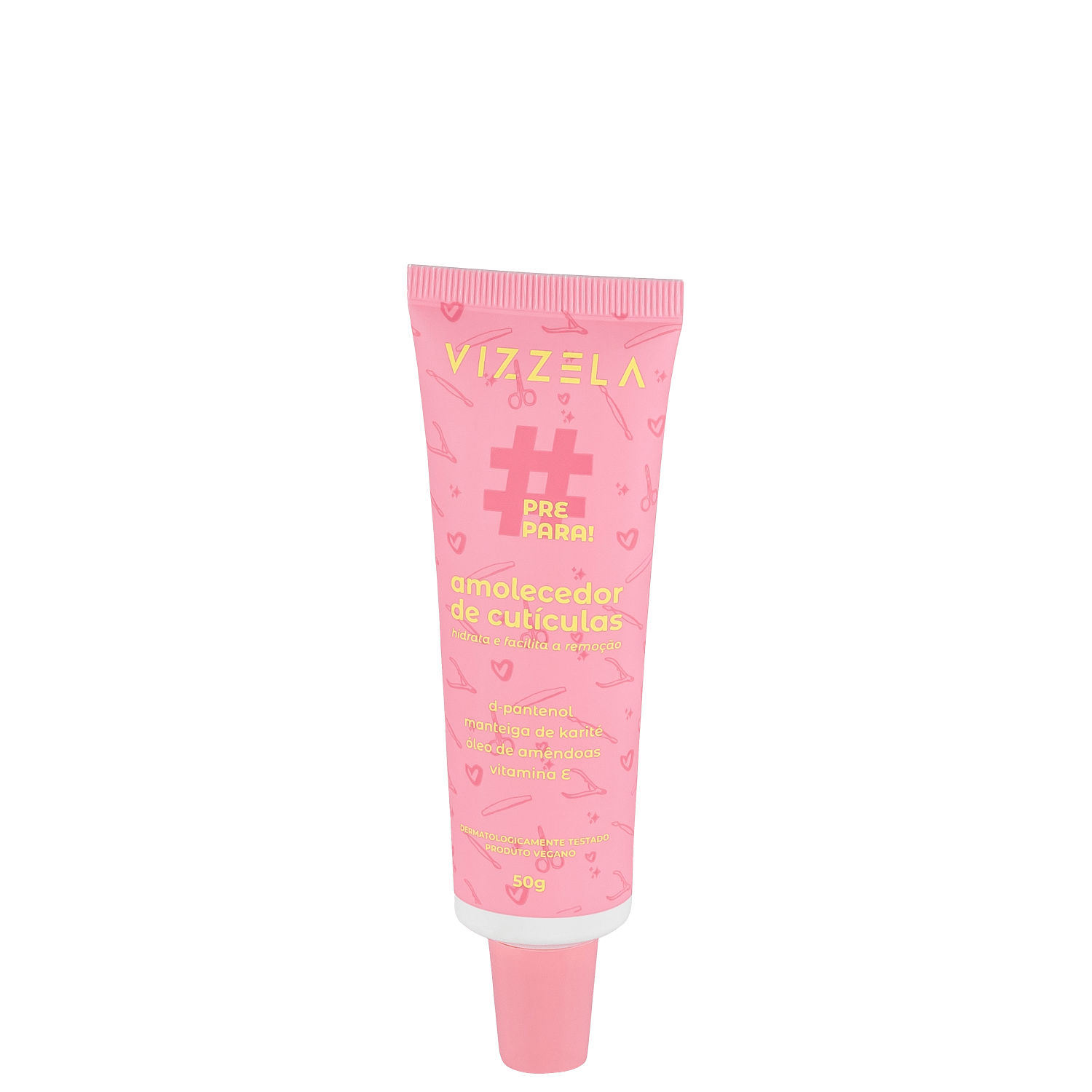 Amolecedor de Cutículas Vizzela Cosméticos Prepara 50g