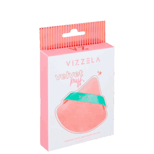 Esponja Vizzela Cosméticos Velvet Puff de Maquiagem