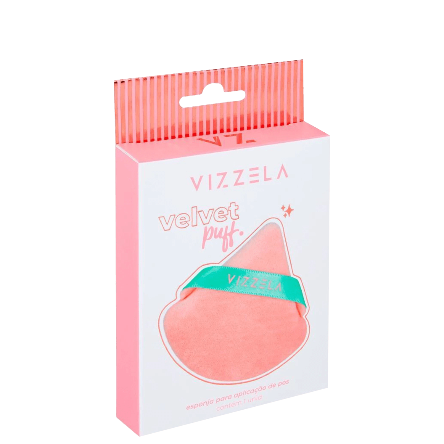 Esponja Vizzela Cosméticos Velvet Puff de Maquiagem