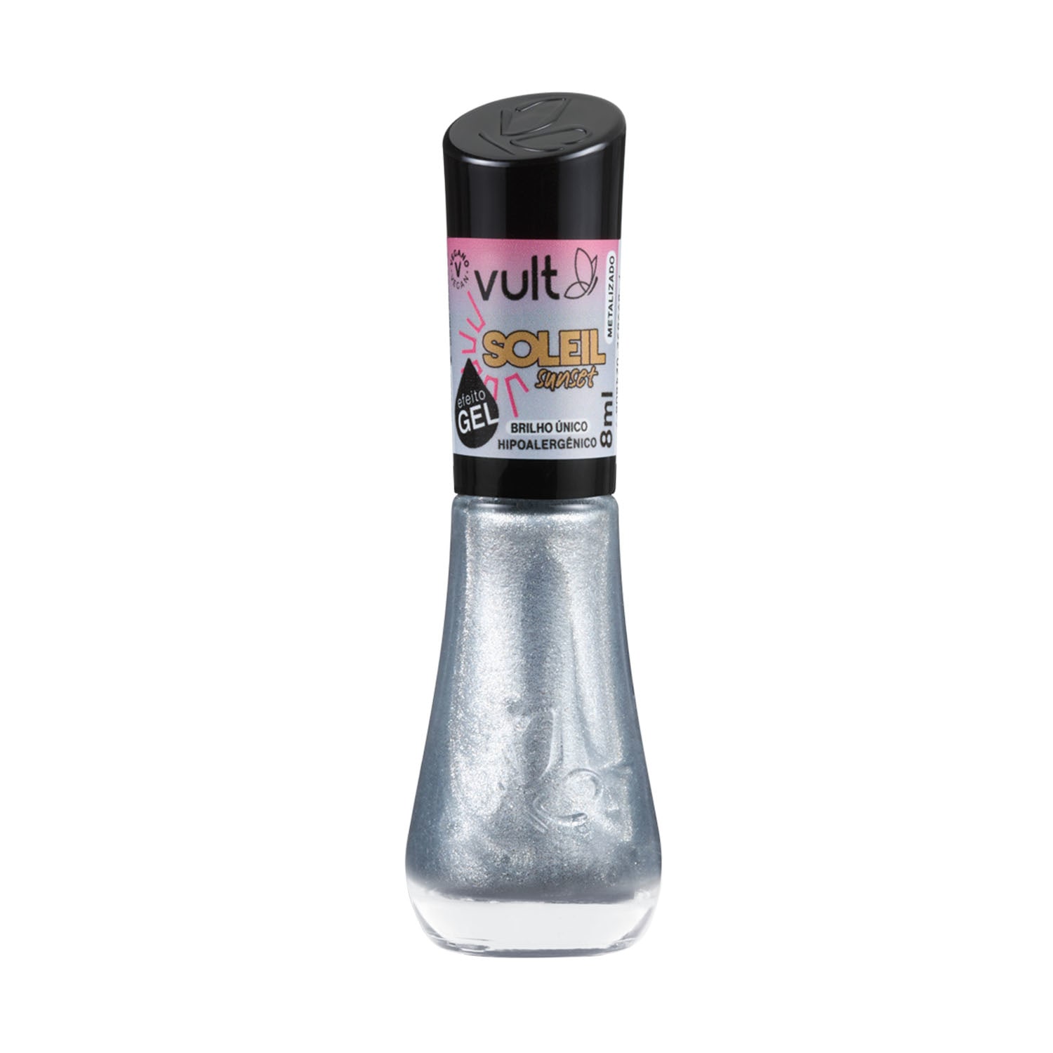 Esmalte Vult 5 Free Soleil Sunset Brilho Único 8ml
