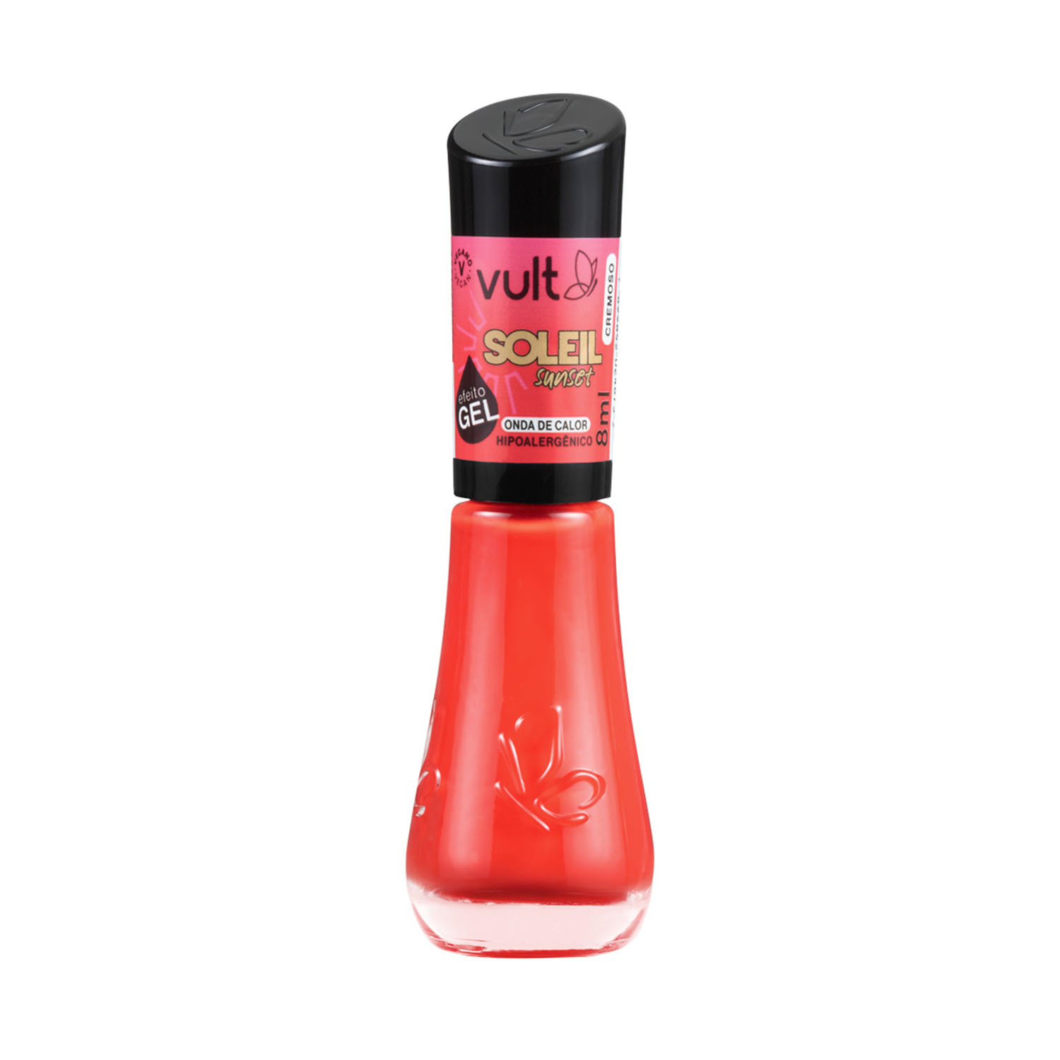 Esmalte Vult 5 Free Soleil Sunset Onda de Calor 8ml