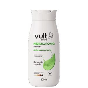 Sabonete Líquido Vult Corpo Hidraluronic Frescor Antirressecamento 200ml