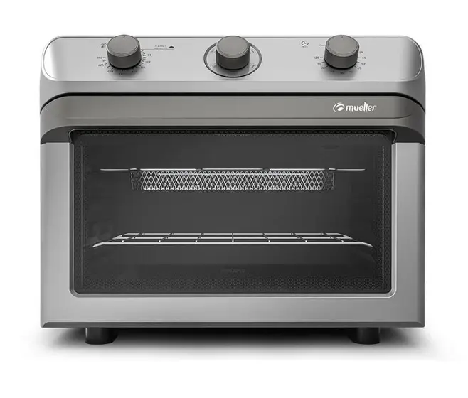 Forno Elétrico de Bancada Mueller Air Forno 35L com Função Fryer Prata