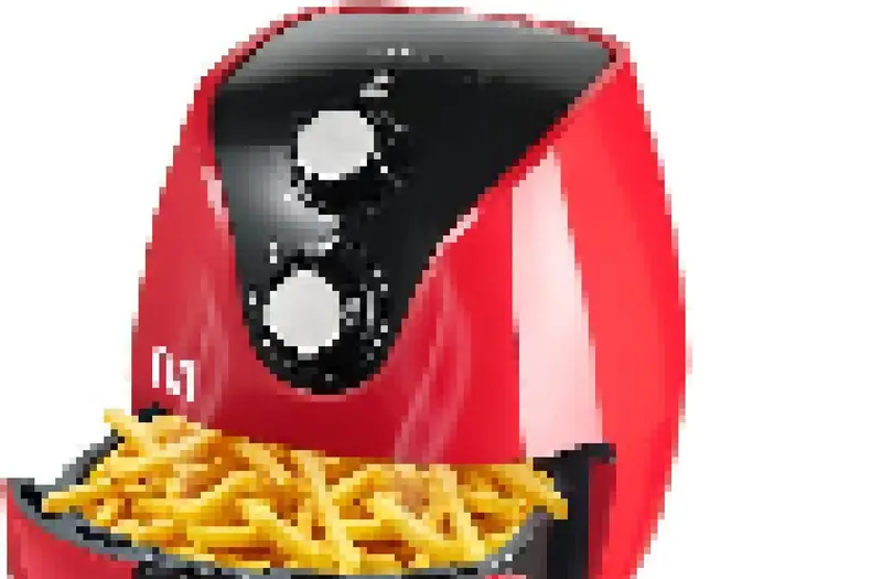 Fritadeira Elétrica Air Fryer Multi Vermelha 4L