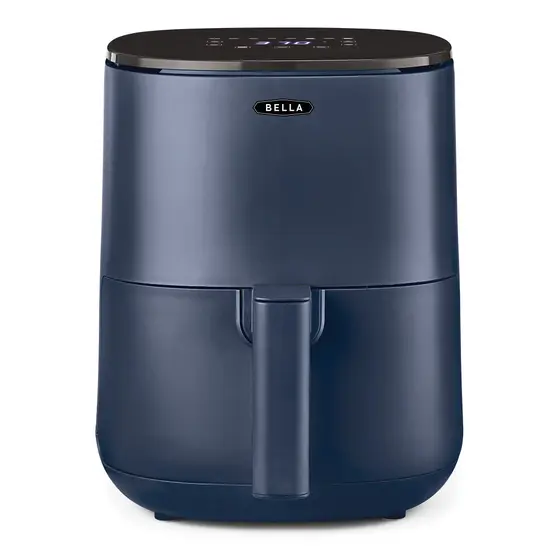 Fritadeira Elétrica Air Fryer Bella Multicooker 5 em 1 Azul 3 Qt com Tela Touchscreen