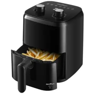 Fritadeira Elétrica Air Fryer Britânia Preta 3L com Timer BFR31