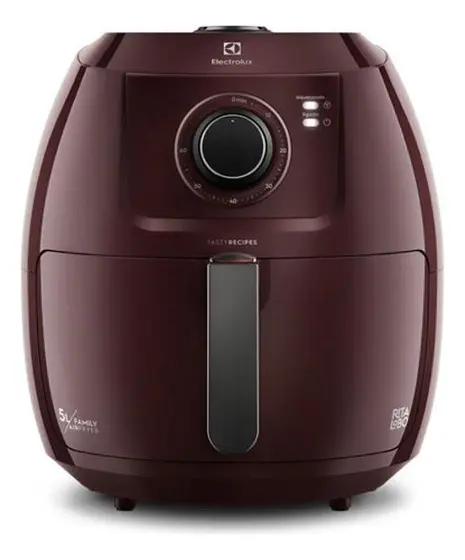 Fritadeira Elétrica Air Fryer Electrolux Family Efficient por Rita Lobo 5L 110V