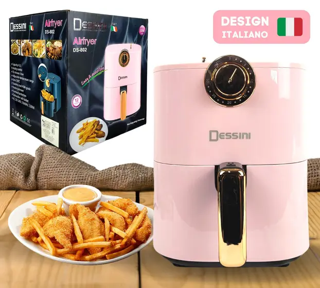 Fritadeira Elétrica Air Fryer Dessini Inox 4,3L 220V