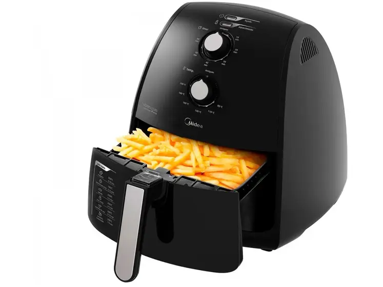 Fritadeira Elétrica Air Fryer Midea 3,5L com Timer FRP42